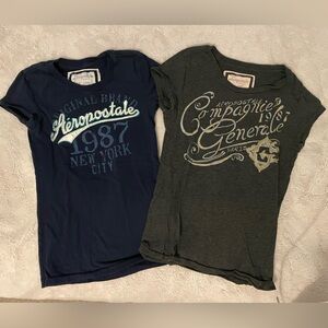 Bundle of 2 Vintage Aeropostale Tees